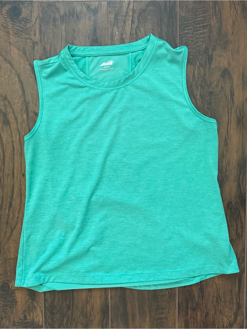 Avia Medium Green Sleeveless Athletic Top